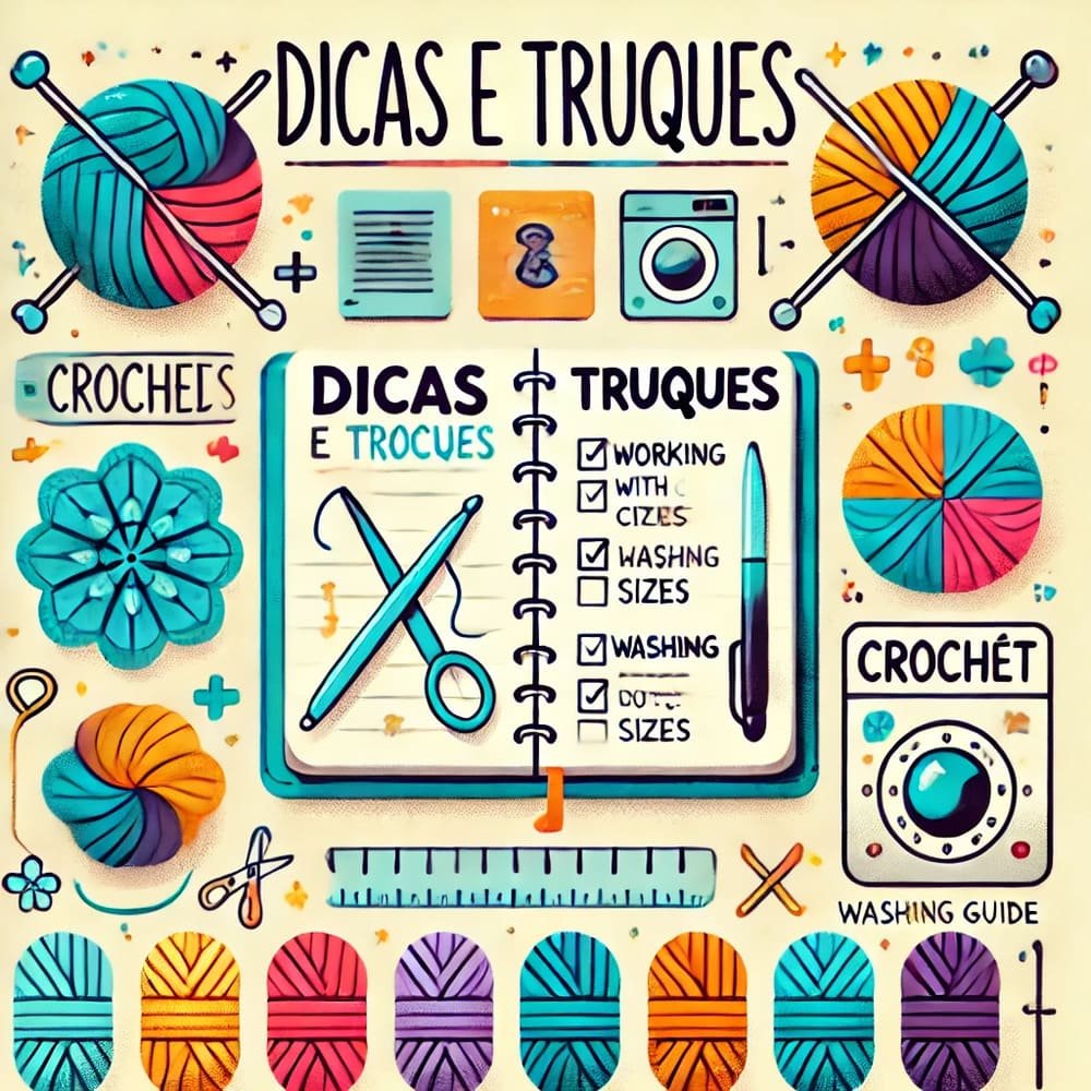 dicas-e-truques Imagem exaltando dicas e truques para crochê
