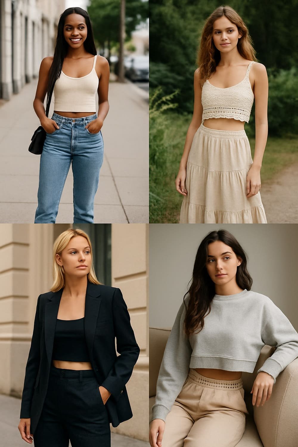 Looks com cropped para se inspirar: autênticos, estilosos e cheios de personalidade